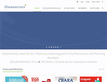 Tablet Screenshot of itherapeutics.com.au